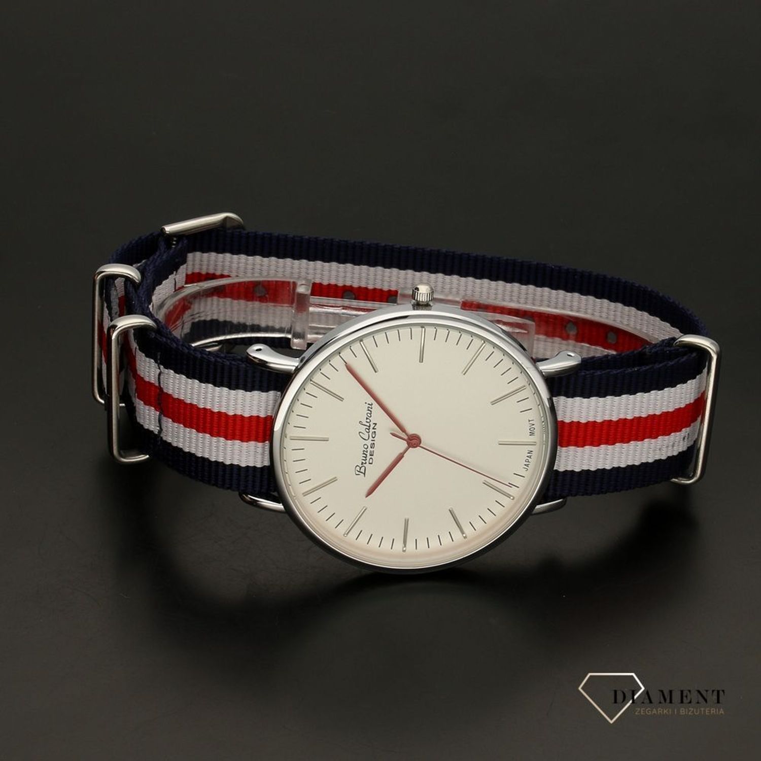 Zegarek męski Bruno Calvani BC90818 SILVER czerwony (1).jpg